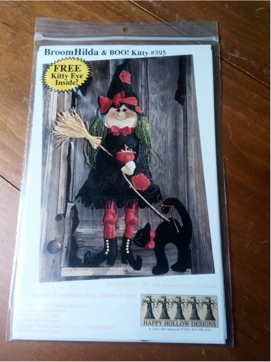 Happy Hollow Designs Other - BroomHilda & BOO! Kitty Craft Pattern